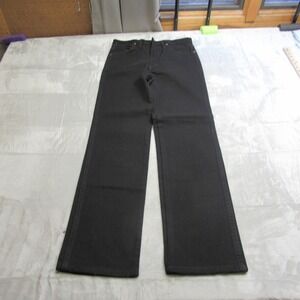 Wrangler Jeans Men 29x32 Black Denim Cowboy Cut Slim Fit Scoville Zipper VTG NEW